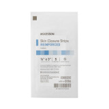 Skin Closure Strip McKesson 1/8 X 3 Inch Nonwoven Material Reinforced Strip White 3006 Case/200 MCK BRAND 876305_CS