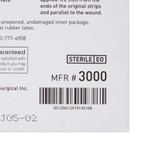 McKesson Skin Closure Strip 1/8 X 3 Inch Nonwoven Material Flexible Strip Tan, 3000, Case of 200