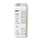 Seni Active Classic Plus Absorbent Underwear Pull On with Tear Away Seams Adult Large Unisex Disposable Moderate Absorbency, S-LA18-AC2, Pack of 18