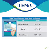 TENA ProSkin Protective Absorbent Underwear Pull On with Tear Away Seams Adult Small / Medium Female Disposable Moderate Absorbency, 73020, Case of 80