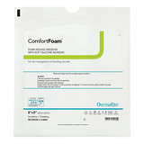 ComfortFoam Foam Dressing 8 X 8 Inch Without Border Film Backing Silicone Face Square Sterile, 44880, Pack of 1