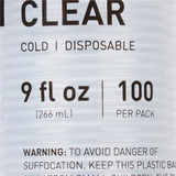 McKesson 9 oz. Polypropylene Drinking Cup Clear Disposable, 16-PDC9, Sleeve of 100