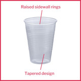 McKesson 9 oz. Polypropylene Drinking Cup Clear Disposable, 16-PDC9, Case of 1500