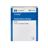 Curity Adhesive Strip Fabric Tan 1-1/2 X 3 Inch Sterile, 44106, Box of 30