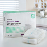 McKesson Absorbent Underwear Pull On with Tear Away Seams Adult X-Large Unisex Disposable Heavy Absorbency, UWEXTXL, Bag of 12