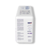 Seni Super Incontinence Brief Adult Medium Unisex Disposable Heavy Absorbency, S-ME25-BS1, Pack of 25