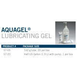 Lubricating Jelly Aquagel® 5 oz. Tube NonSterile 57-05 Box of 20 1670 BEI MD Aquagel® 477267_BX