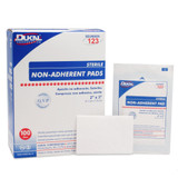 Dukal Non-Adherent Dressing 2 X 3 Inch Sterile 1 per Pack, 123, Case of 1200