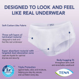 Female Adult Absorbent Underwear TENA Women Super Plus Pull On with Tear Away Seams Small / Medium Disposable Heavy Absorbency 54285 Bag/18 7329134 Essity HMS North America Inc 1115186_BG Female Adult Absorbent Underwear TENA Women Super Plus Pull On with Tear Away Seams Small / Medium Disposable Heavy Absorbency 54285 Bag/18 7329134 Essity HMS North America Inc 1115186_BG