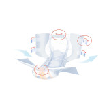 Unisex Adult Incontinence Brief Seni Super Quatro X-Large Disposable Heavy Absorbency S-XL08-BQ1 Case/32 TY-14261-MD TZMO USA Inc 1163839_CS
