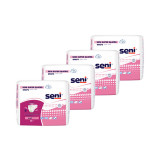 Unisex Adult Incontinence Brief Seni Super Quatro Small Disposable Heavy Absorbency S-SM12-BQ1 Case/48 TZMO USA Inc 1163838_CS