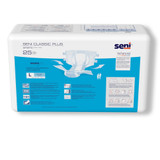 Seni Classic Plus Incontinence Brief Adult Large Unisex Disposable Moderate Absorbency, S-LA25-BC2, Pack of 25