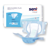 Seni Classic Plus Incontinence Brief Adult Large Unisex Disposable Moderate Absorbency, S-LA25-BC2, Pack of 25