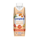 Compleat Peptide 1.5 Oral Supplement Vegetable / Fruit Flavor Liquid 8.45 oz. Reclosable Carton, 00043900762838, Pack of 1