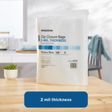 McKesson Reclosable Bag 13 X 18 Inch Polyethylene Clear Zipper Closure, 4570, Pack of 100