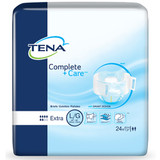 TENA Complete + Care Incontinence Brief Adult Large Unisex Disposable Moderate Absorbency, 69970, Case of 72