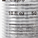 McKesson 10 oz. Polyethylene Drinking Cup Clear Disposable, 16-PDC10G, Case of 1000