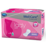 Bladder Control Pad MoliCare Premium Light Absorbency One Size Fits Most Adult Female Disposable 168634 Bag/14 0046-C007-08 Hartmann 1127660_BG Bladder Control Pad MoliCare Premium Light Absorbency One Size Fits Most Adult Female Disposable 168634 Bag/14 0046-C007-08 Hartmann 1127660_BG