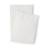 Contec MicroCinch Cleanroom Wet / Dry Mop Pad White Microfiber Disposable, HCPM5001, Bag of 8