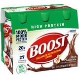 Boost High Protein Oral Supplement Rich Chocolate Flavor Liquid 8 oz. Bottle, 41679940365, Case of 24
