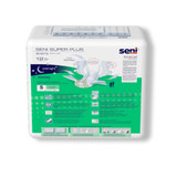Seni Super Plus Incontinence Brief Adult Small Unisex Disposable Heavy Absorbency, S-SM12-BP1, Case of 48