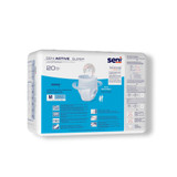 Seni Active Super Absorbent Underwear Pull On with Tear Away Seams Adult Medium Unisex Disposable Moderate Absorbency, S-ME20-AS1, Case of 80