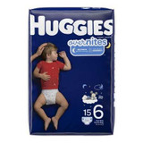 Unisex Baby Diaper Huggies Overnites Size 6 Disposable Heavy Absorbency 49541 Case/60 6648 Kimberly Clark 1128666_CS
