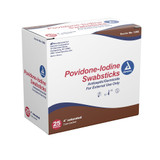 Impregnated Swabstick 10% Strength Povidone-Iodine Individual Packet NonSterile, 1202, Box of 25