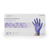 McKesson Confiderm 3.0 Exam Glove X-Large NonSterile Nitrile Standard Cuff Length Textured Fingertips Blue Chemo Tested / Fentanyl Tested, 14-6N38EC, Box of 100