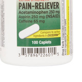 Geri-Care Pain Relief 250 mg - 250 mg - 65 mg Strength Acetaminophen / Aspirin / Caffeine Caplet 100 per Bottle, 226-01-GCP, Bottle of 100