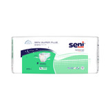 Seni Super Plus Incontinence Brief Adult X-Large Unisex Disposable Heavy Absorbency, S-XL25-BP1, Case of 75