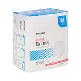 McKesson Incontinence Brief Adult Medium Unisex Disposable Moderate Absorbency, BR30643, Case of 96