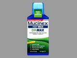 Cold and Cough Relief Mucinex Fast-Max DM Max 400 mg - 20 mg / 20 mL Strength Liquid 6 oz. 63824001966 Each/1 8888280412 Reckitt Benckiser 830949_EA