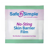 Skin Barrier Applicator Safe N Simple No-Sting 60% / 20% Strength Purified Water / Polyvinylpyrrolidone / Glycerin Individual Packet Sterile 80711 Box/25 14920-5XLH Safe N Simple 1088696_BX
