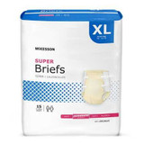 Unisex Adult Incontinence Brief McKesson X-Large Disposable Moderate Absorbency BR30645 Bag/15 2685-R MCK BRAND 1123843_BG