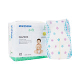 Unisex Baby Diaper McKesson Size 3, Heavy Absorbency BD-SZ3 Bag of 1