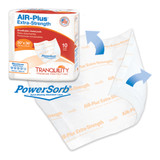 Tranquility AIR-Plus Extra-Strength Disposable Underpad Low Air Loss 30 X 36 Inch Powersorb Material Heavy Absorbency, 2711, Case of 40
