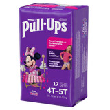 Pull-Ups Female Toddler Training Pants Size 4T to 5T Disposable Moderate Absorbency, 51357, Pack of 17