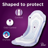 Poise Fresh Protection Bladder Control Pad 9.33 Inch Length Moderate Absorbency Polymer Core One Size Fits Most, 51668, Case of 120