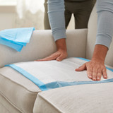 McKesson Procedure Underpad 17 W X 24 L Inch Blue NonSterile, 16-16650, Pack of 1