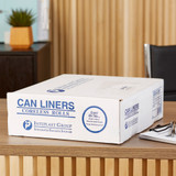 McKesson Trash Bag 15 gal. 6 Mic. 24 X 33 Inch Clear Light Duty Star Seal Bottom Coreless Roll, EC243306N, Case of 1000