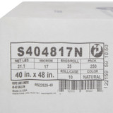 McKesson Trash Bag 45 gal. 17 Mic. 40 X 48 Inch Clear Extra Heavy Duty Star Seal Bottom Coreless Roll, S404817N, Case of 250