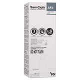Sani-Cloth AF3 Surface Disinfectant Cleaner Premoistened Germicidal Manual Pull Wipe 50 Count Individual Packet Mild Scent NonSterile, U27500, Box of 50