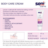 Skin Protectant SeniCare Body Care 4 oz. Tube Scented Cream S-BCC4-C31 Each/1 GL701 TZMO USA Inc 1163816_EA Skin Protectant SeniCare Body Care 4 oz. Tube Scented Cream S-BCC4-C31 Each/1 GL701 TZMO USA Inc 1163816_EA