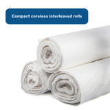 McKesson Trash Bag 45 gal. 0.90 mil 40 X 46 Inch Clear Extra Heavy Plus Duty Star Seal Bottom Coreless Roll, BR4046MDC, Case of 100