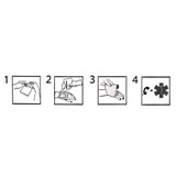 Water-Jel First Responder Hydrogel Burn Dressing Sheet 4 X 4 Inch Sterile, B0404-60.00.000, Pack of 1