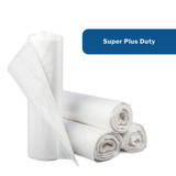 McKesson Trash Bag 45 gal. 1.15 mil 40 X 46 Inch Clear Super Plus Duty Star Seal Bottom Coreless Roll, SLW4046SPNS, Case of 100
