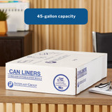 McKesson Trash Bag 45 gal. 1.15 mil 40 X 46 Inch Clear Super Plus Duty Star Seal Bottom Coreless Roll, SLW4046SPNS, Case of 100