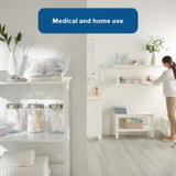 McKesson Trash Bag 45 gal. 1.15 mil 40 X 46 Inch Clear Super Plus Duty Star Seal Bottom Coreless Roll, SLW4046SPNS, Case of 100