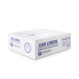 McKesson Trash Bag 10 gal. 8 Mic. 24 X 24 Inch Clear Light Duty Star Seal Bottom Coreless Roll, S242408N-1, Case of 1000